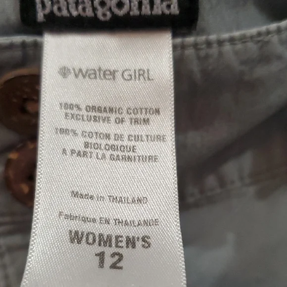 Patagonia Water Girl Women's Gray Capris - Picture 3 of 8